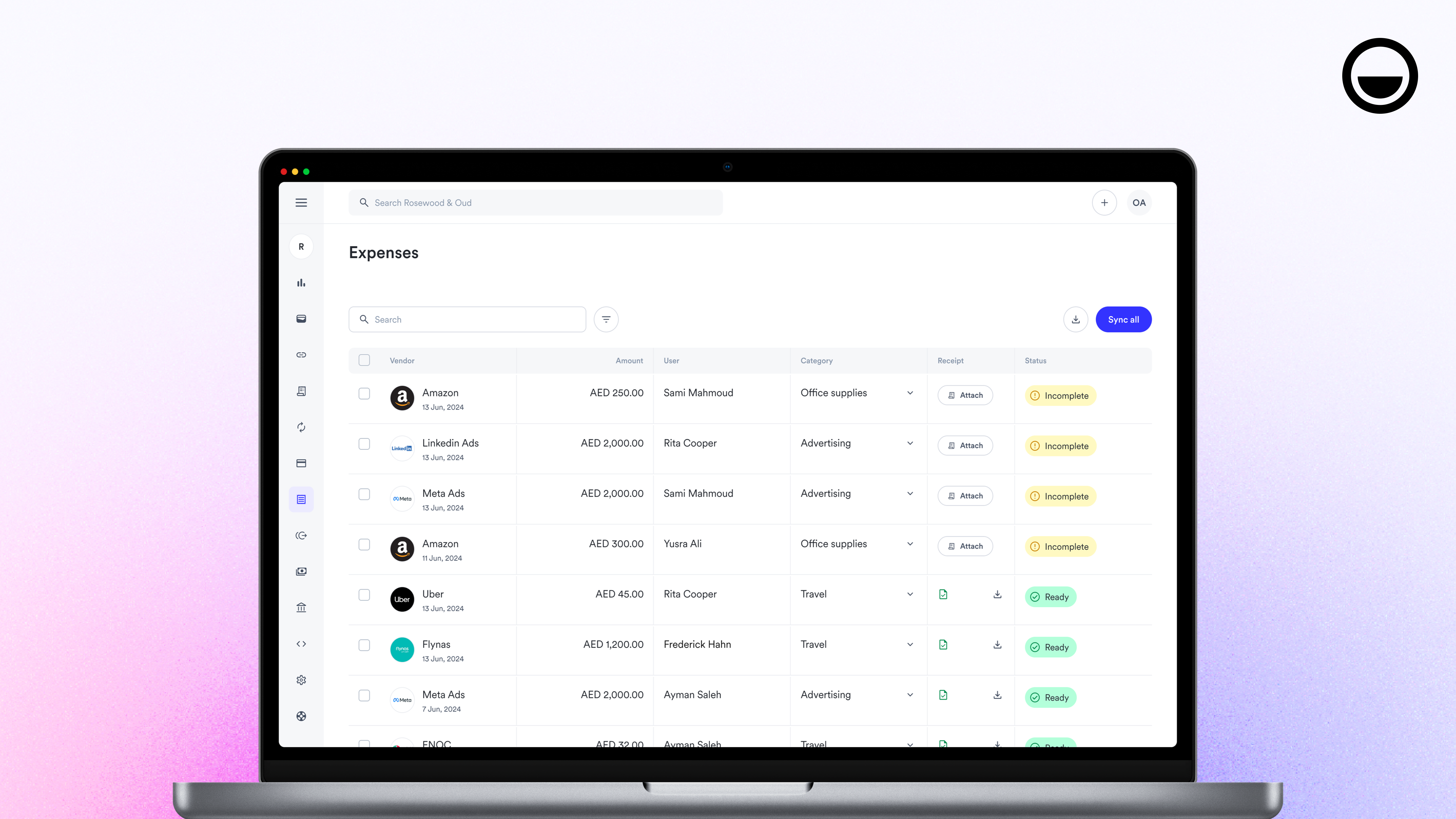 screenshot of Mamo Business